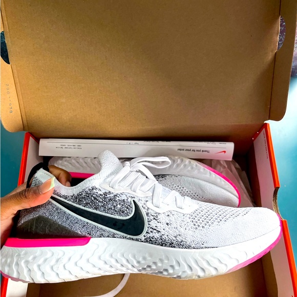Nike Shoes - Nike Epic React Flyknit 2 Oreo Pink